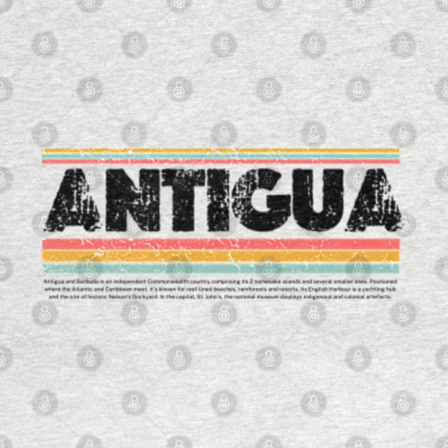 Antigua island gift by graphicaesthetic ✅